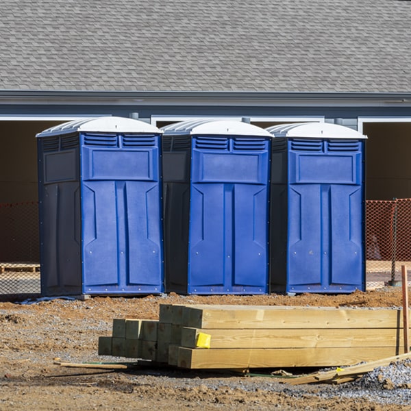 can i customize the exterior of the porta potties with my event logo or branding in Bloomington City IL